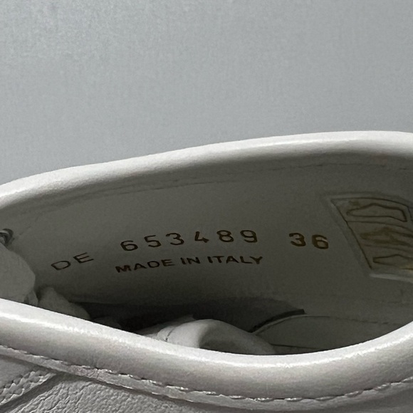 Saint Laurent White & Pink Court Classic SL/39 Sneakers Women’s EU 36/US 6 - Picture 4 of 10